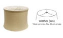 Macy's Cloth&Wire Drum No Hug with 1" Trim Softback Lampshade with Washer Fitter